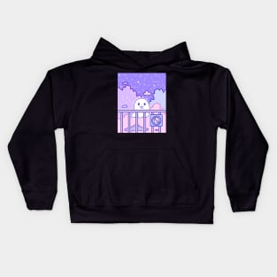 No ghosts allowed area Kids Hoodie